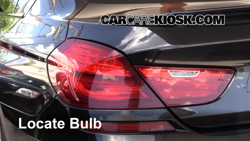 2014 BMW 650i xDrive Gran Coupe 4.4L V8 Turbo Lights Tail Light (replace bulb)